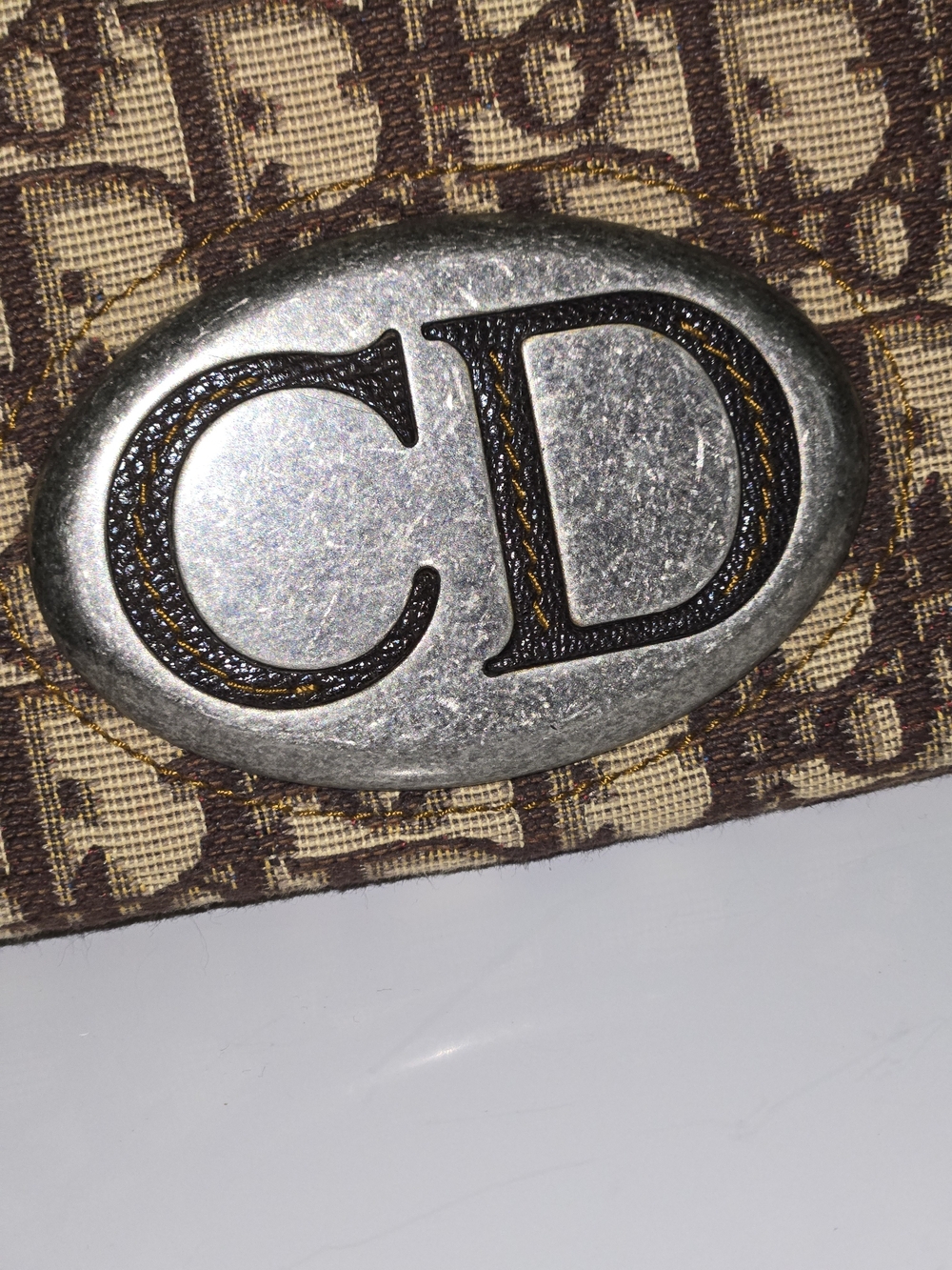 Dior Brown Monogram Tote Bag - Picture 14 of 16